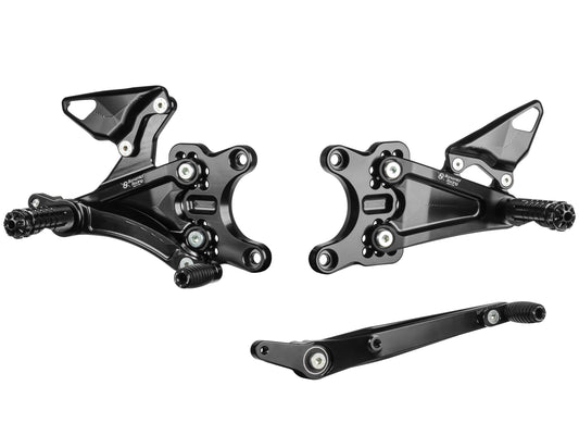 H015 - BONAMICI RACING Honda CBR1000RR-R (2020+) Adjustable Rearset (racing)