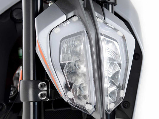 HLS0076 - R&G RACING KTM 125 / 790 / 890 R Duke Headlight Guards (pair)