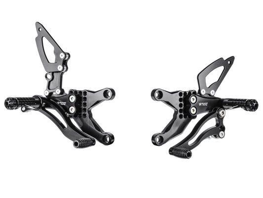 K003 - BONAMICI RACING Kawasaki ZX-6R (03/04) Adjustable Rearset