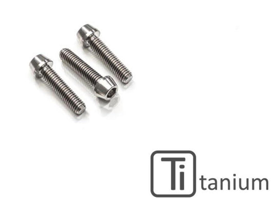 KV384X - CNC RACING Ducati Front Sprocket Cover Titanium Screws set (M6x16)