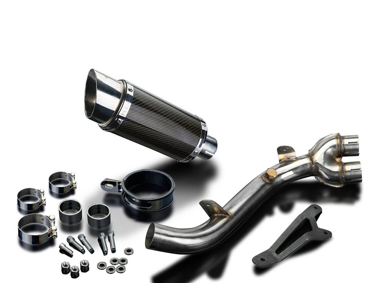 DELKEVIC Honda CB1000R (08/16) Slip-on Exhaust Mini 8" Carbon