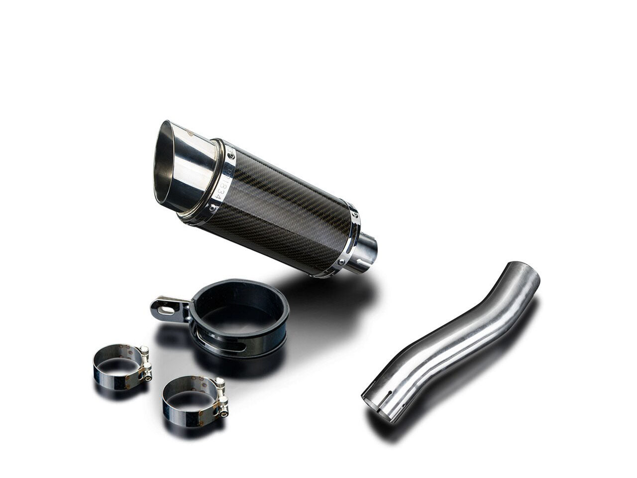 DELKEVIC Honda CB500 / CBR500R Full Exhaust System with Mini 8" Carbon Silencer