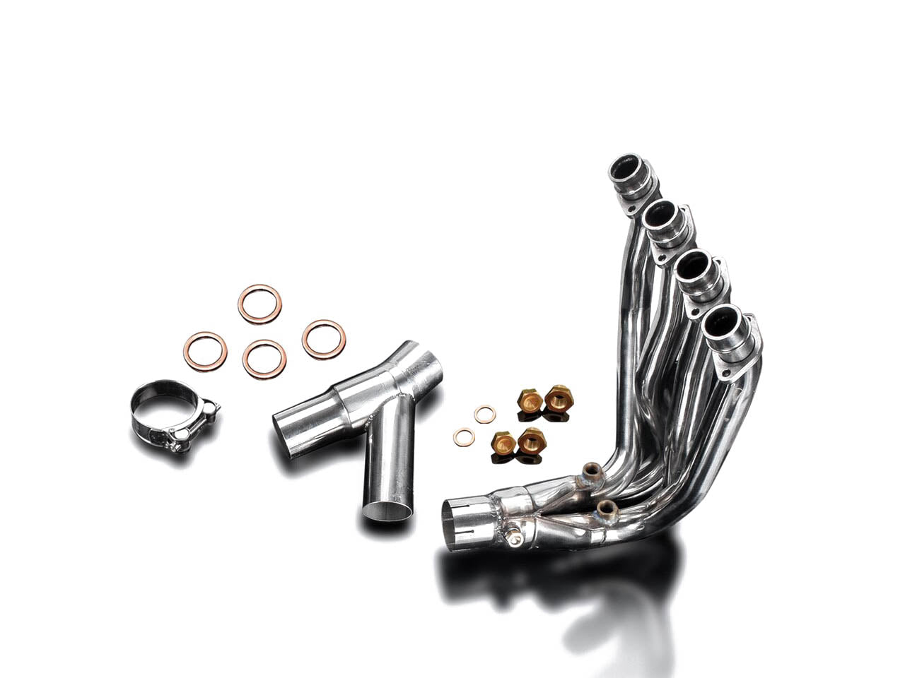 DELKEVIC Kawasaki Ninja ZX-14 (08/11) Full Exhaust System with DL10 14" Carbon Silencers