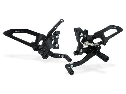 PE411 - CNC RACING Ducati Streetfighter V2 (2022+) Adjustable Rearset