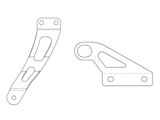 SPARK Yamaha YZF-R1 Cup Footrest Mounting Kit