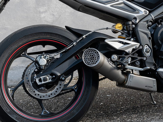 SPARK Triumph Street Triple 765 (20/22) Semi-full 3/4 Exhaust System "Grid-O" (EU homologated)