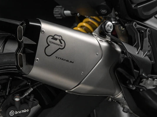 047TO - TERMIGNONI Ducati Multistrada V2 (2022+) Titanium Slip-on Exhaust (EU homologated)