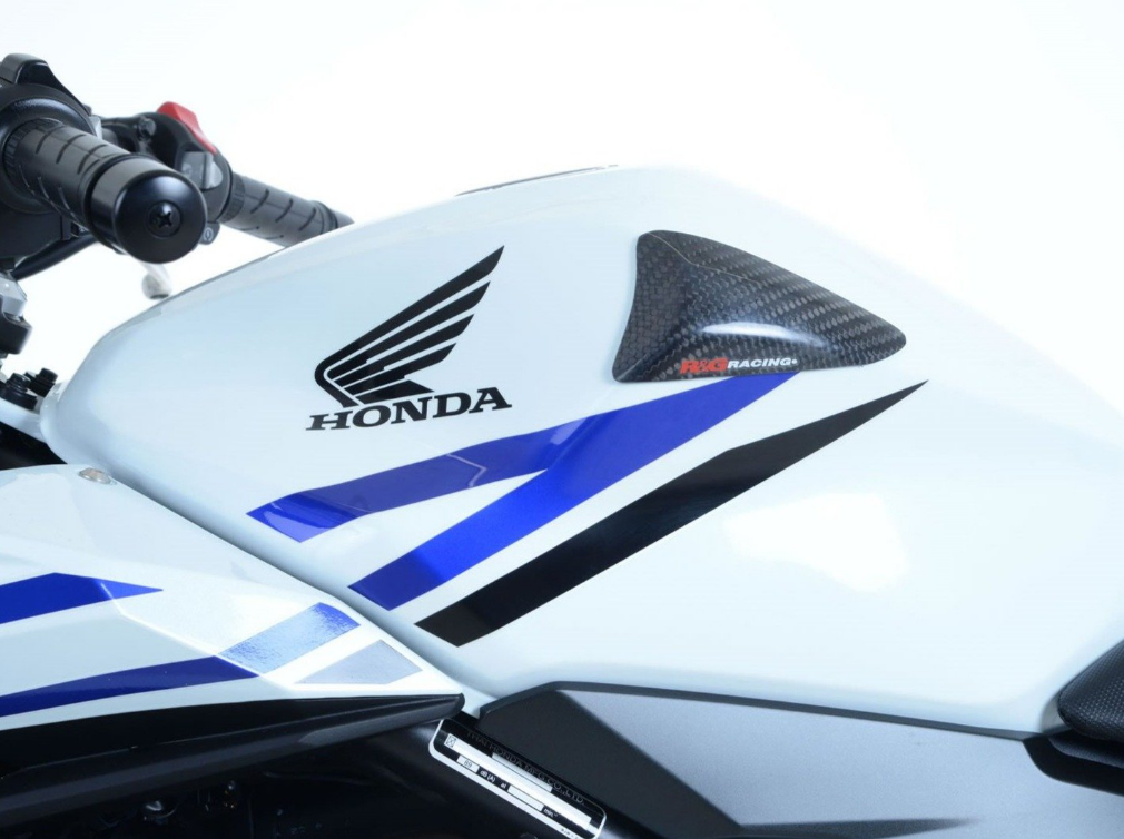 TS0034 - R&G RACING Honda CBR500R (16/18) Carbon Fuel Tank Protection Sliders