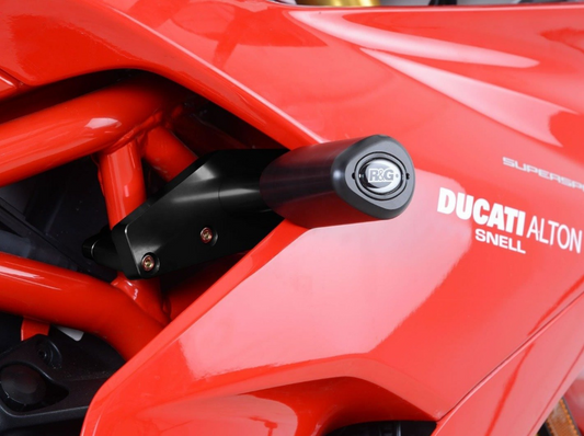 CP0428 - R&G RACING Ducati Supersport 939 / 939S (17/20) Frame Crash Protection Sliders "Aero"