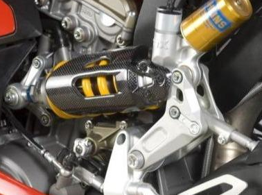 SC0001 - R&G RACING Ducati Panigale V2 / Streetfighter Carbon Shock Absorber Cover