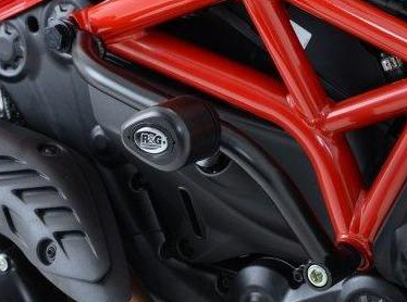 CP0368 - R&G RACING Ducati Monster 821 / 1200 / S / R Frame Crash Protection Sliders "Aero"