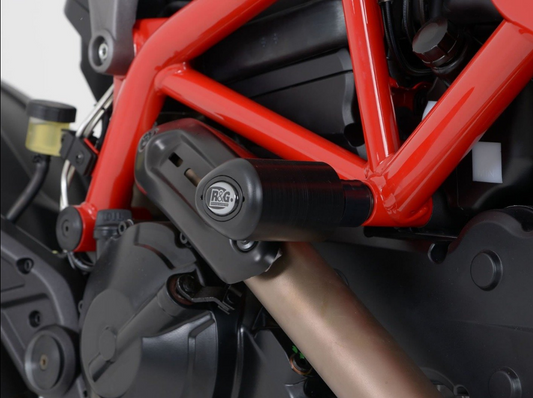 CP0343 - R&G RACING Ducati Hypermotard 821 / 939 Frame Crash Protection Sliders "Aero"