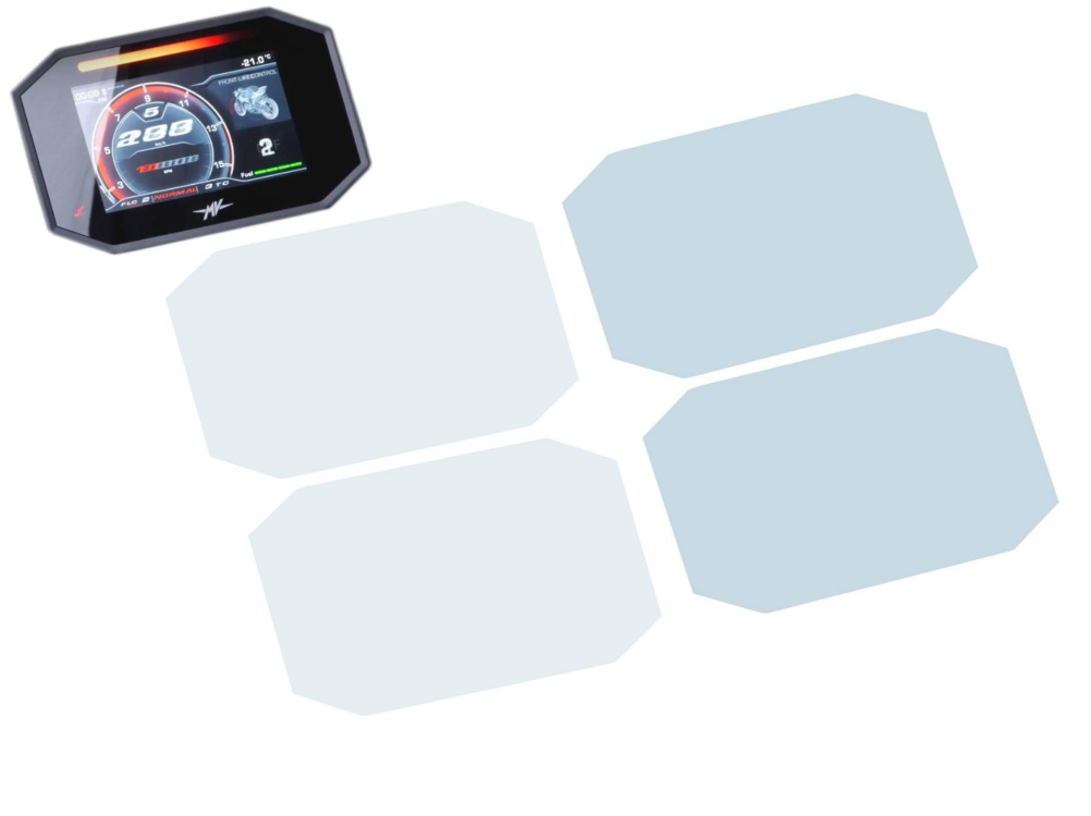 DP028 - CNC RACING MV Agusta Brutale 1000 RR / Superveloce Dashboard Screen Protectors kit