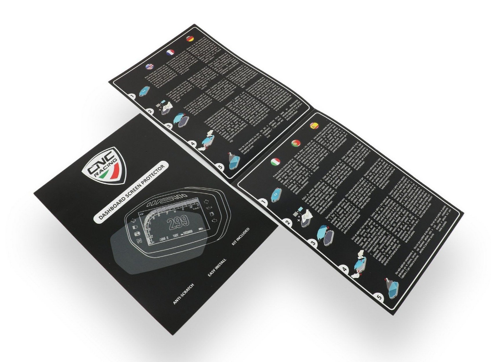 DP028 - CNC RACING MV Agusta Brutale 1000 RR / Superveloce Dashboard Screen Protectors kit