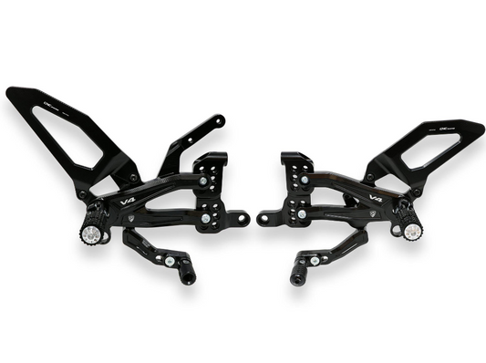 PE409 - CNC RACING Ducati Streetfighter V4 Adjustable Rearset