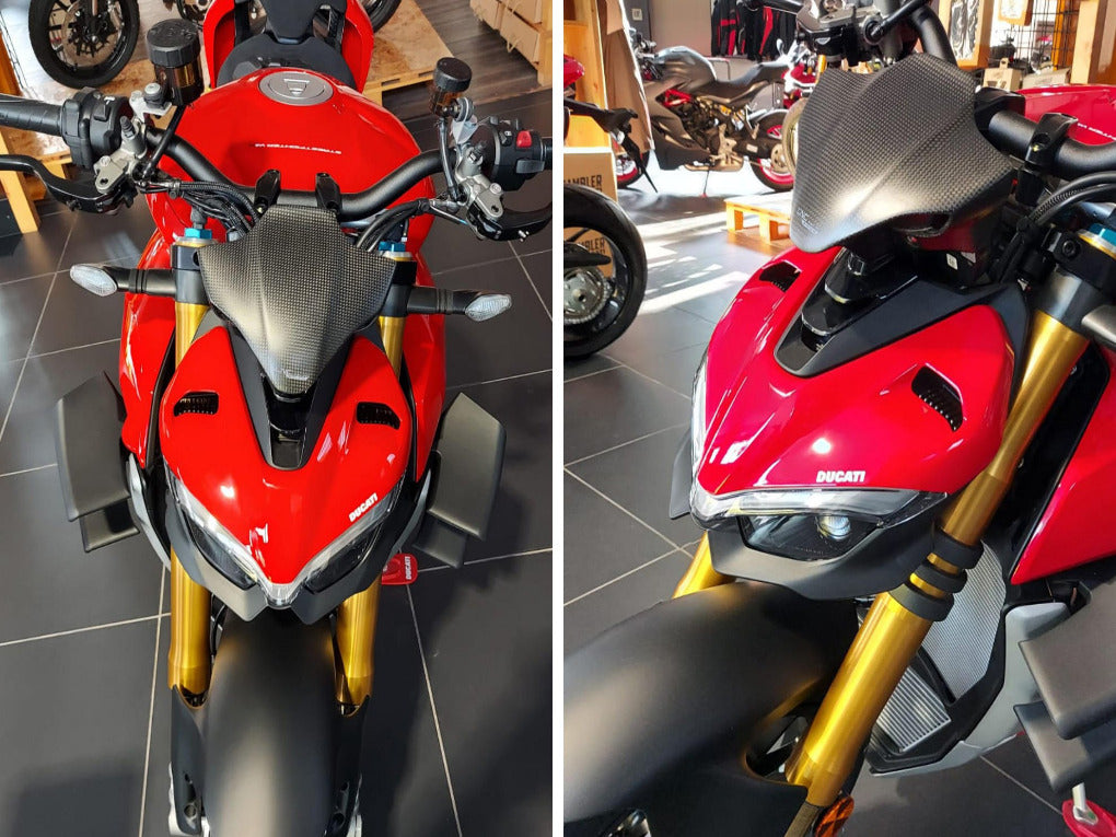 ZA987 - CNC RACING Ducati Streetfighter V4 (2020+) Carbon Wind Sport Screen