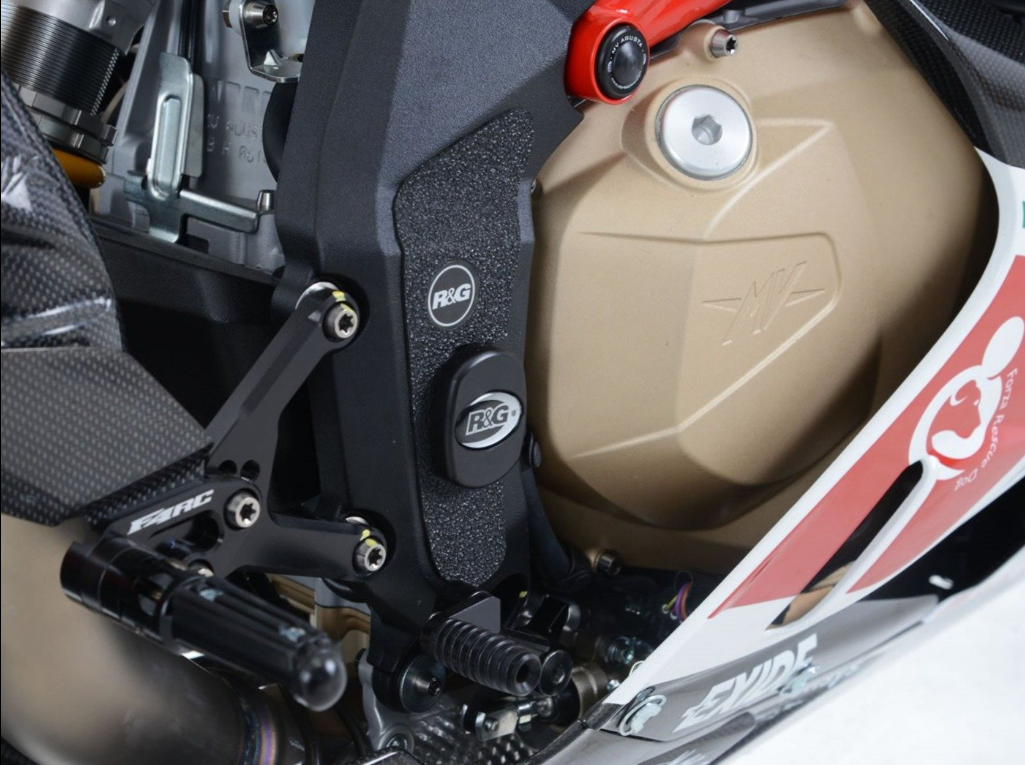EZBG600 - R&G RACING MV Agusta F4 1000 / RC / RR Heel Guard Kit