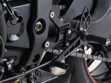 RSET18 - R&G RACING Kawasaki ZX-6R (05/18) Adjustable Rearsets (racing)