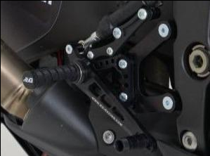 RSET18 - R&G RACING Kawasaki ZX-6R (05/18) Adjustable Rearsets (racing)