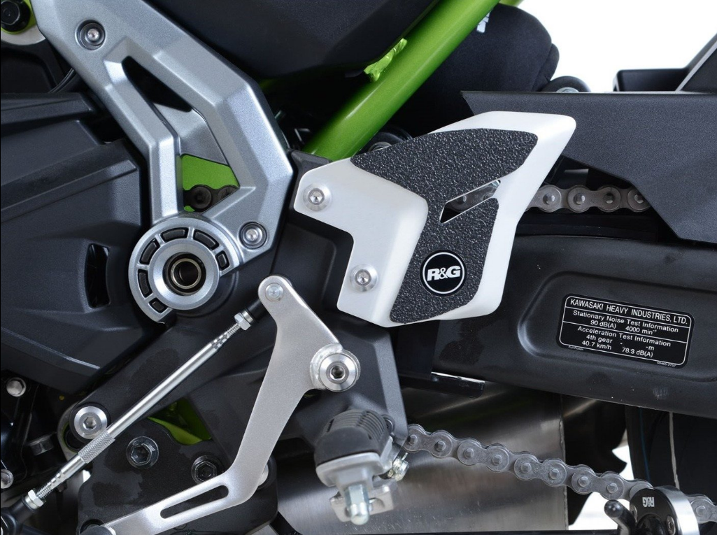 EZBG407 - R&G RACING Kawasaki Z650 / Ninja 650 (2017+) Heel Guard Kit