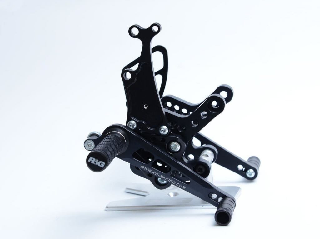 RSET28 - R&G RACING Kawasaki ZX-10R / ZX-10RR (2016+) Adjustable Rearsets