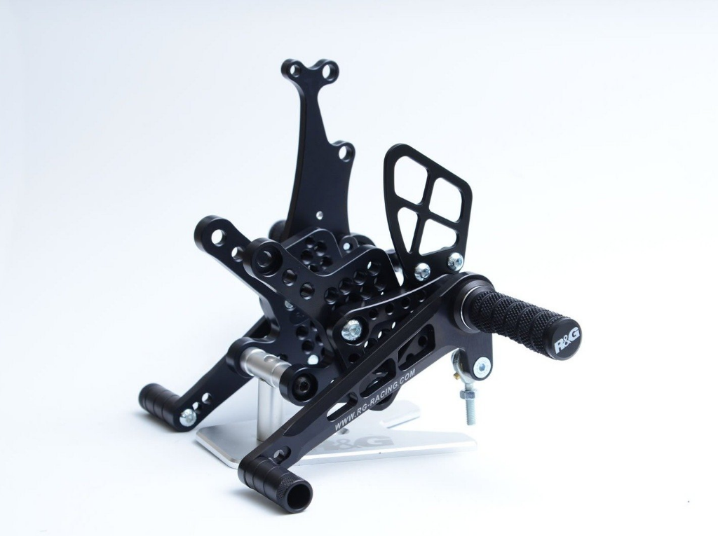 RSET28 - R&G RACING Kawasaki ZX-10R / ZX-10RR (2016+) Adjustable Rearsets