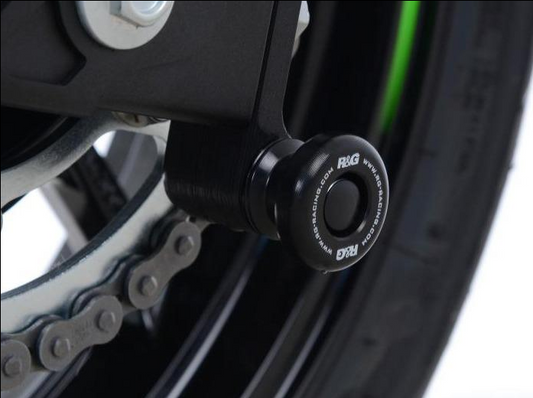 R&G RACING Kawasaki Ninja 300 / 400 / 250 (18 – ) / 125 Paddock Stand Bobbins (Offset)