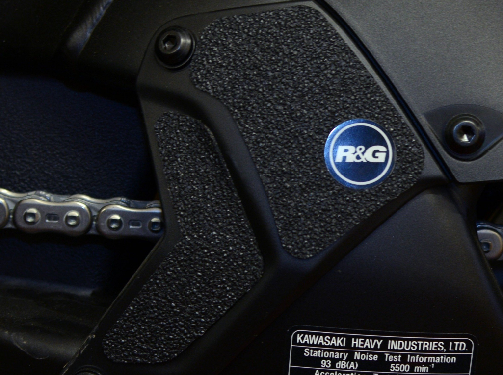 EZBG410 - R&G RACING Kawasaki H2 SX (2018+) Heel Guard Kit