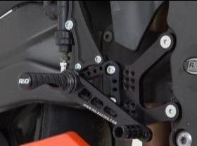 RSET17 - R&G RACING Kawasaki ZX-6R (05/18) Adjustable Rearsets (road)