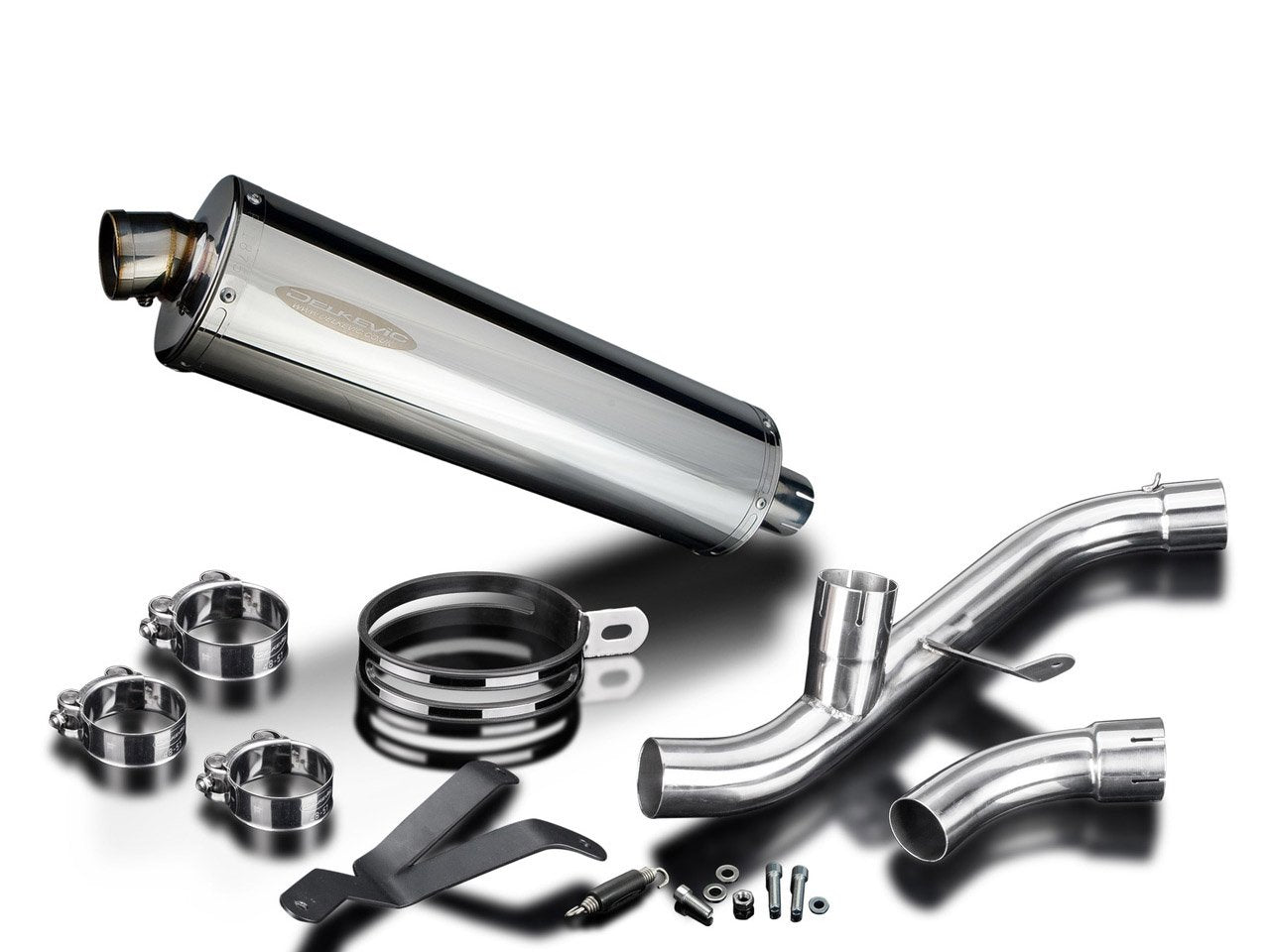 DELKEVIC Ducati Supersport 939 (17/20) De-Cat Slip-on Exhaust Stubby 18"