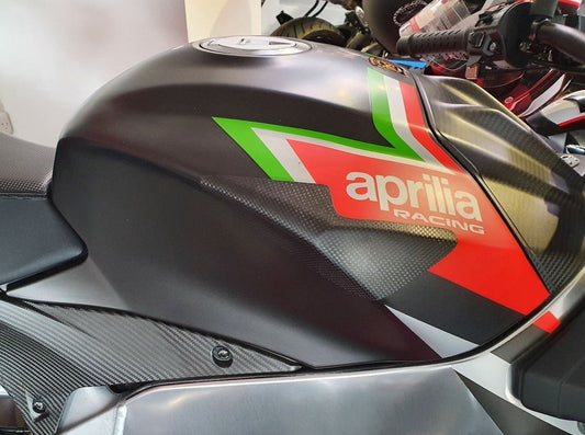 TS0032 - R&G RACING Aprilia RSV4 / Tuono V4 (15/20) Carbon Fuel Tank Protection Sliders