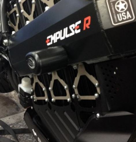 CP0385 - R&G RACING Brammo Empulse R (14/16) Frame Crash Protection Sliders "Aero"