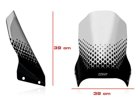 WS363 - CNC RACING Ducati DesertX (2022+) Wind Screen (Touring)