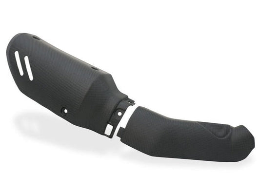ZA242 - CNC RACING Ducati DesertX (2022+) Carbon Exhaust Silencer Full Guard