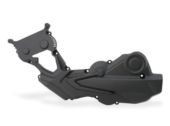 ZA332 - CNC RACING Ducati Monster (2021+) Carbon Belt Cover Horizontal Cylinder