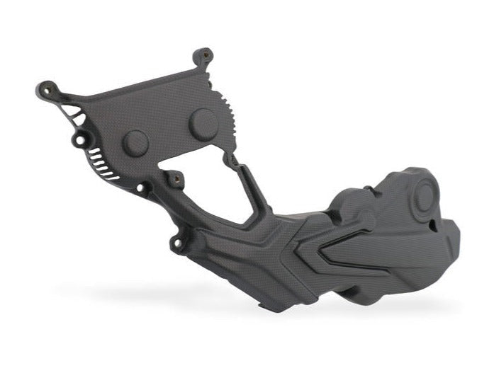 ZA332 - CNC RACING Ducati Monster (2021+) Carbon Belt Cover Horizontal Cylinder