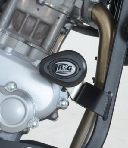 CP0349 - R&G RACING Rieju RS3 125 NKD Frame Crash Protection Sliders "Aero"