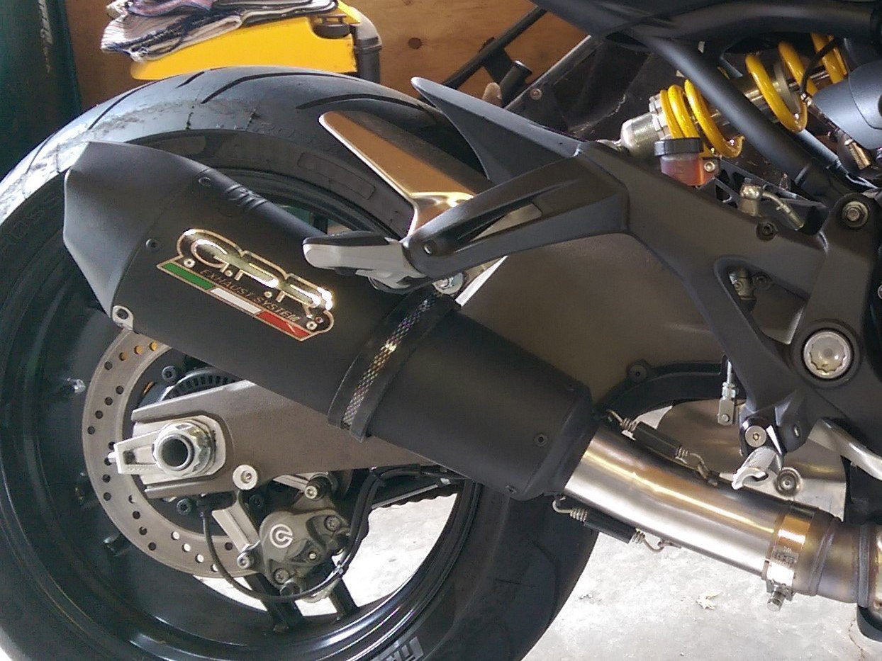 GPR Ducati Monster 821 Slip-on Exhaust "GPE Anniversary Black Titanium" (EU homologated)