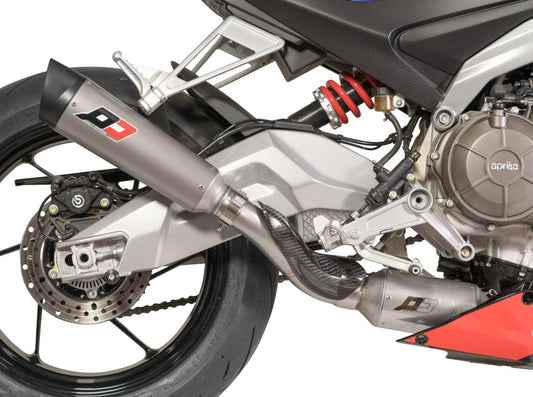 QD EXHAUST Aprilia RS 660 / Tuono (2020+) Titanium Full Exhaust System "Tri-cone" (EU homologated)