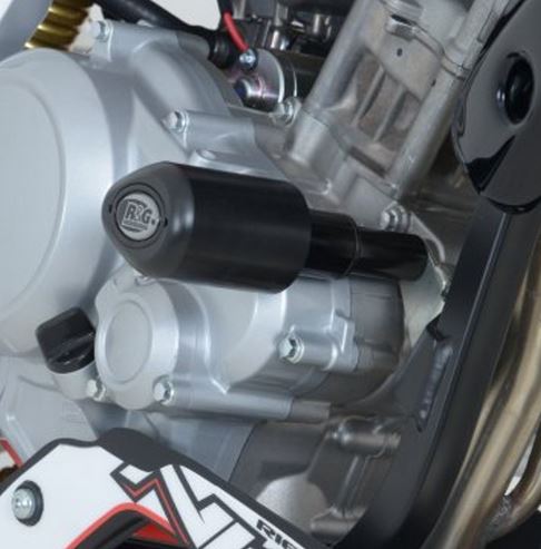 CP0349 - R&G RACING Rieju RS3 125 NKD Frame Crash Protection Sliders "Aero"
