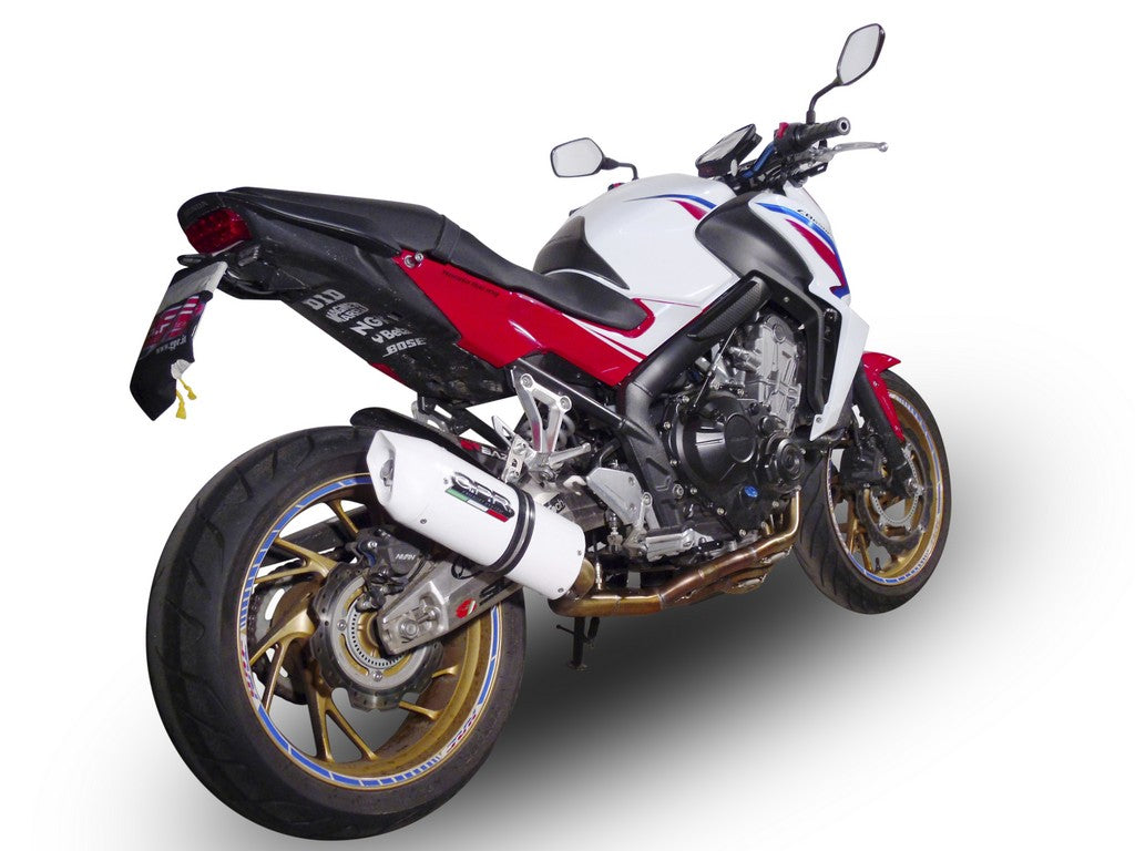 GPR Honda CB650F Full Exhaust System "Albus Ceramic" (EU homologated)