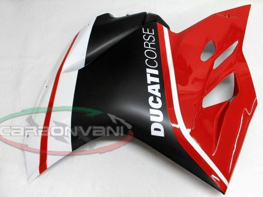 CARBONVANI Ducati Panigale 899 / 1199 Carbon Fairing Side Panel (Ducati Corse; left)