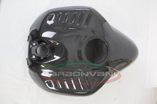CARBONVANI Ducati Panigale (12/19) Carbon Fuel Tank Cover