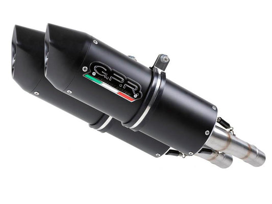 GPR Triumph Street Triple (08/12) Dual Slip-on Exhaust "Furore Nero" (EU homologated)
