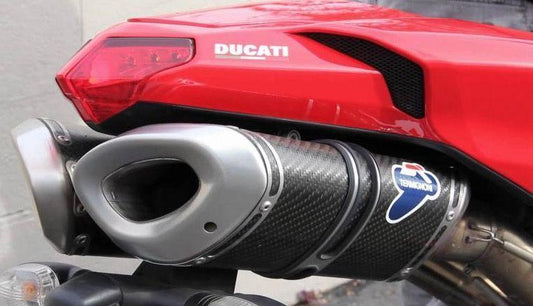 008CR - TERMIGNONI Ducati Superbike 1098/1198/848 Carbon Slip-on Exhaust (racing)