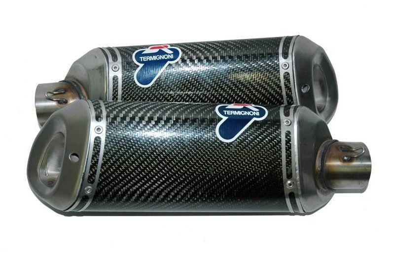 008CR - TERMIGNONI Ducati Superbike 1098/1198/848 Carbon Slip-on Exhaust (racing)