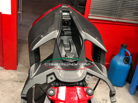 CARBONVANI Ducati Panigale V4 (2018+) Carbon Tail Bottom (under seat tray)