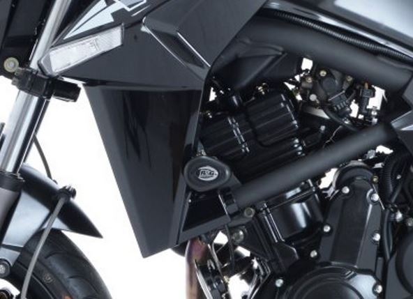 CP0360 - R&G RACING WK Bikes / CFMoto 650i Frame Crash Protection Sliders "Aero"