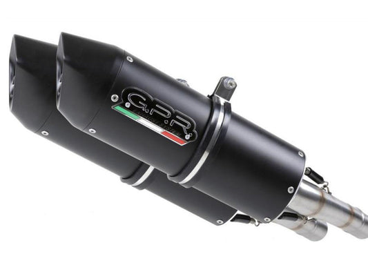 GPR Aprilia Dorsoduro 900 Dual Slip-on Exhaust "Furore Nero"