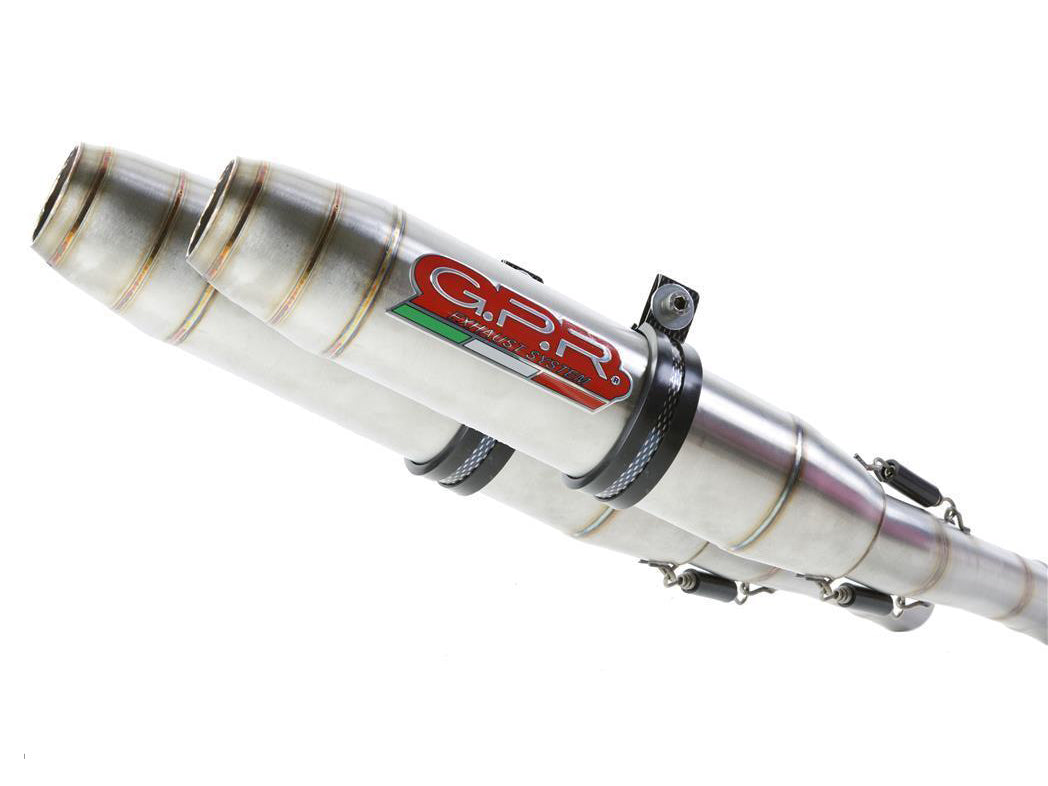 GPR Ducati Monster 1100 Dual Slip-on Exhaust "Deeptone Inox" (EU homologated)